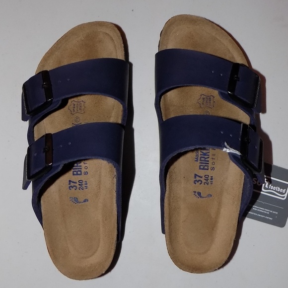 Birkenstock Shoes - New Birkenstock Midnight blue Birkoflor 37